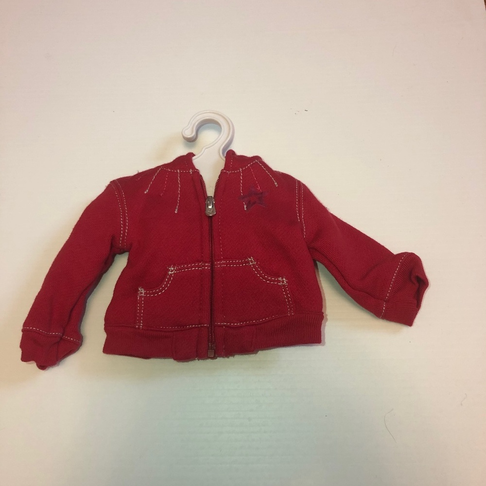 American Girl Red Star Logo Hoodie Sweatshirt